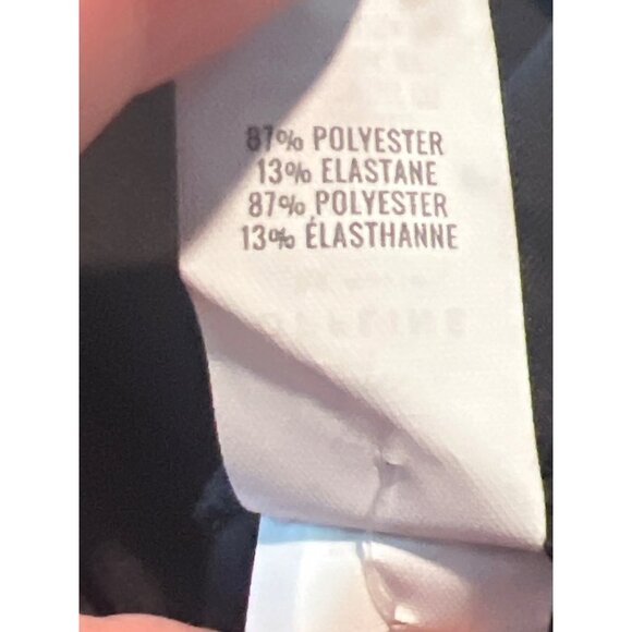 AERIE OFFLINE The Hugger Cropped Flare Slit Hem Legging Sz. Medium Black Lounge - Picture 5 of 9